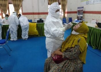 Jadi Syarat Seleksi, Ratusan Guru Pelamar PPPK Formasi Kota Serang Diswab Antigen Gratis