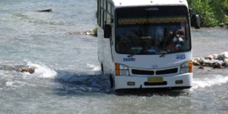 Bus DAMRI Perintis Layani Trayek Serang-Sawarna, Sumur, Cibaliung, dan Katapang