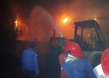 Gudang Forklift di Cikande Terbakar Dini Hari, Ini Besaran Kerugiannya