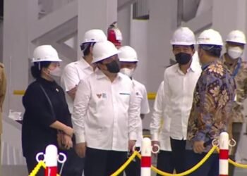 Resmikan Pabrik HSM 2 Krakatau Steel, Jokowi Berharap Tak Ada Lagi Impor Baja
