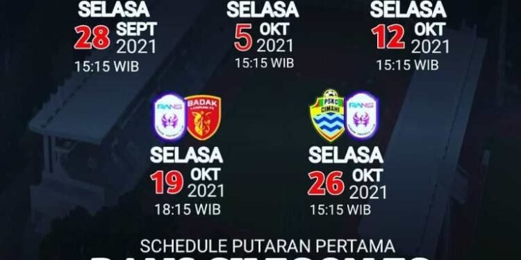 Jadwal Bertanding Klub Milik Raffi Ahmad Rans FC di Liga 2 Grup B, 28 September 2021 Lawan Dewa United