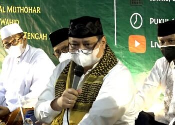 Airlangga dan Habib Syeikh Doa Bersama untuk Ki Ageng Gribik di Klaten