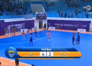 Futsal PON XX Papua: Banten Takluk di Tangan Jawa Barat