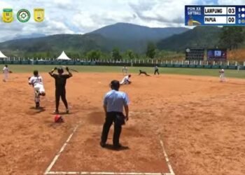Sedang Berlangsung, Link Live Streaming Pertandingan PON 2021 Softball Putra: Lampung Vs Papua