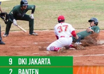 Baseball PON XX Papua, Kalah Dari DKI Jakarta Banten Wajib Bangkit Lawan Kalimantan Tengah