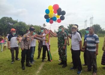 Resmikan Lapangan Sepak Bola Gelora Askel Haji Husen, Subadri Harap Cetak Bibit-bibit Andal