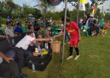 Pemain Pager Agung Cetak Gol, Ini Yang Dilakukan Wakil Walikota Serang Subadri Ushuludin