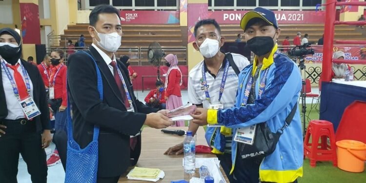 Kontingen Muaythai Banten Layangkan Protes kepada Panitia di PON XX Papua