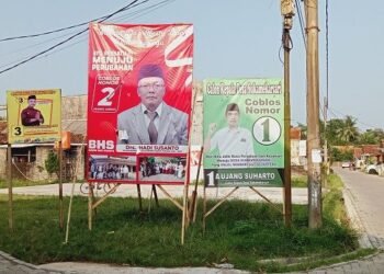 Pemasangan APK Calon Kades di Lebak Diperketat Agar Tidak Ada Kecemburuan Antar Calon