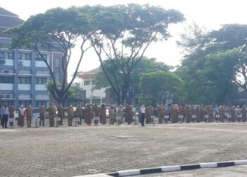 Korona Melandai, Pemkot Serang Akhirnya Bisa Apel Pagi Lagi