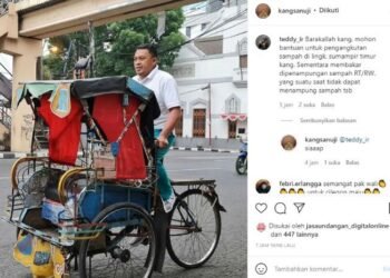 Unggah Foto Jadi Tukang Becak, Warganet Minta Wakil Walikota Cilegon Sanuji Angkut Sampah 6 Unggah Foto Jadi Tukang Becak, Warganet Minta Wakil Walikota Cilegon Sanuji Angkut Sampah