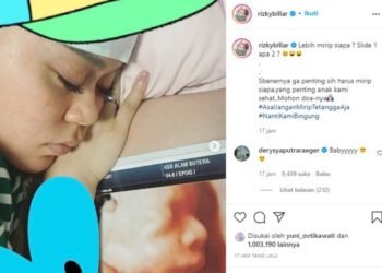 Rizki Billar Tanya Anaknya Mirip Siapa, Dijawab Sendiri dengan Tagar Asal Jangan Mirip Tetangga Aja 4 Rizki Billar Tanya Anaknya Mirip Siapa, Dijawab Sendiri dengan Tagar Asal Jangan Mirip Tetangga Aja