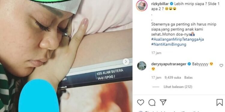 Rizki Billar Tanya Anaknya Mirip Siapa, Dijawab Sendiri dengan Tagar Asal Jangan Mirip Tetangga Aja 1 Rizki Billar Tanya Anaknya Mirip Siapa, Dijawab Sendiri dengan Tagar Asal Jangan Mirip Tetangga Aja