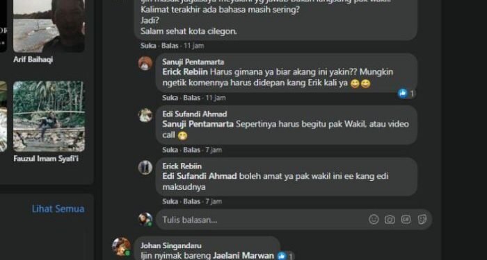 Debat Seru Wakil Walikota Cilegon dan Politisi Golkar di Media Sosial, Politikus NasDem Ikut Nimbrung