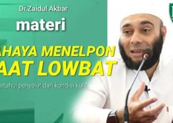 Jangan Menelpon saat HP Lowbet, Ini Penjelasan Zaidul Akbar