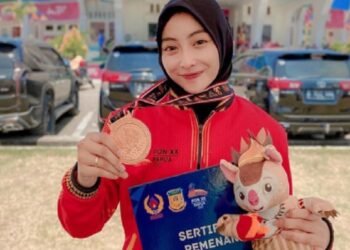 Tanding Saat Hamil, Seorang Pesilat Jawa Tengah Sukses Raih Medali PON XX
