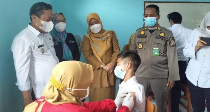Pemkot Serang Mulai Geber Vaksinasi Covid-19 Tahap Kedua Bagi Pelajar