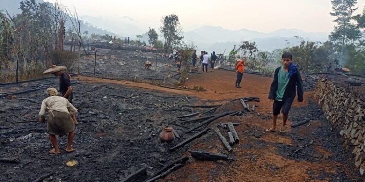 Belasan Rumah Warga Baduy Dalam Musnah Terbakar