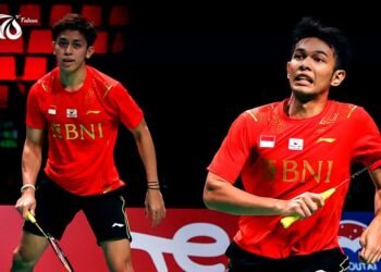 Yes! Fajar Alfian and Muhammad Rian Ardianto Taklukkan He Jiting dan Zhou Haodong, 2-0 untuk Indonesia