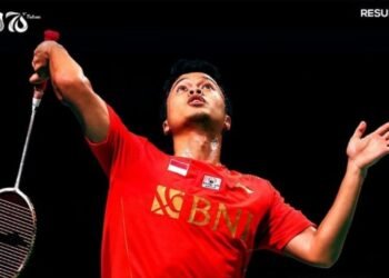 Final Thomas Cup 2020: Ginting Buka Keunggulan Indonesia atas China