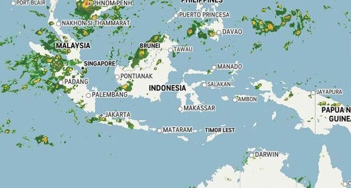 Hati-Hati, Cuaca Kota Serang dan Sekitarnya Diprediksi Hujan Sejak Pagi Hingga Sore Hari Kamis 21 Oktober 2021