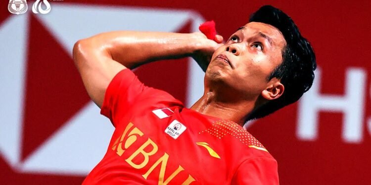Anthony Ginting Mundur dari Denmark Open 2021, Bukan Gara Gara Bendera Merah Putih?