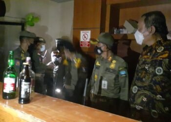 Wakil Bupati Serang Kawal Langsung Pengosongan THM di JLS, Petugas Temukan Miras dan Kondom