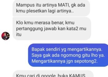 Viral Debat Netizen dengan Admin Humas Polda Kalteng tentang kata Mampus