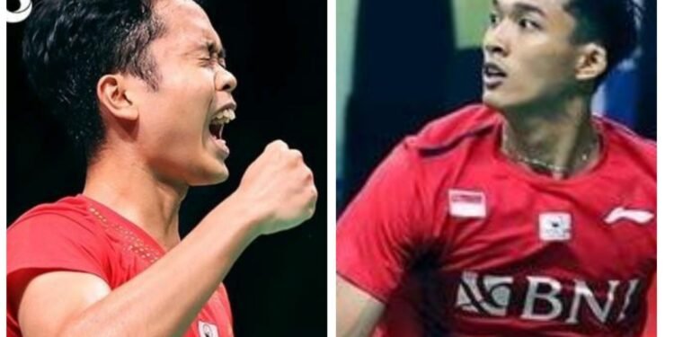 Cedera, Ginting dan Jonatan Christie Mundur dari French Open 2021