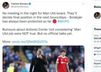 Nasib Ole Gunnar Solskjaer di Manchester United, Fabrizio Romano: Ditentukan Beberapa Hari ke Depan