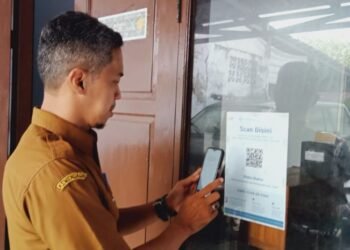 Masuk Kerja, Seluruh ASN dan Honor Pemkab Lebak Wajib Lakukan Scan Barcode PeduliLindungi