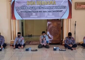 Jelang Pilkades, Polres Serang Kota Gelar Doa Bersama