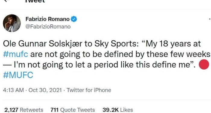 Ole Gunnar Solskjaer Melawan, Pastikan Apapun Hasil Lawan Tottenham Tak Berefek Pemecatan