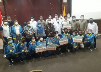 Harumkan Nama Kota Cilegon, Atlet dan Pelatih PON XX Papua Dapat Kadeudeuh Dari Pemkot