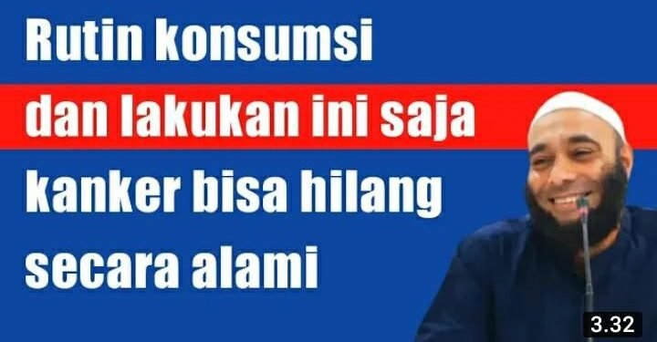 Hindari Kemoterapi, Kata dr. Zaidul Akbar Kanker Bisa Sembuh dengan Konsumsi Makanan Mengandung Ini