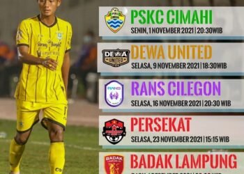 Perserang Tatap Putaran Dua Liga 2, Incar Tiga Poin Lawan PSKC Cimahi