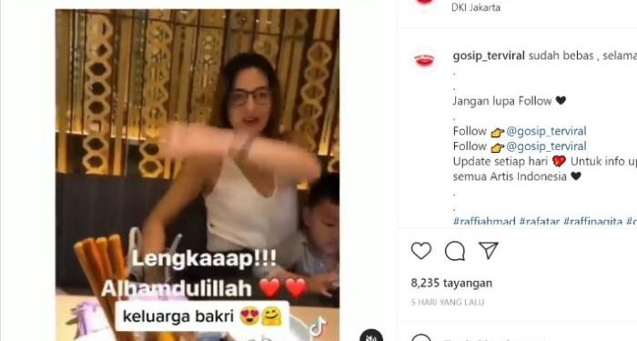 Beredar Video Makan Malam Mewah ala Keluarga Bakrie, Netizen: Lah Sudah Bebas? 1 Beredar Video Makan Malam Mewah ala Keluarga Bakrie, Netizen: Lah Sudah Bebas?