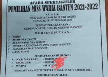 Heboh Ada Pemilihan Miss Waria Banten Tahun 2021-2022 di Serang, Dimeriahkan Fashion Show 7 Pria Macho