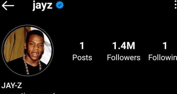 Baru Pertama Kali Main Instagram, Followers Jay Z Langsung Tembus 1,6 Juta dalam Sehari 1 Baru Pertama Kali Main Instagram, Followers Jay Z Langsung Tembus 1,6 Juta dalam Sehari