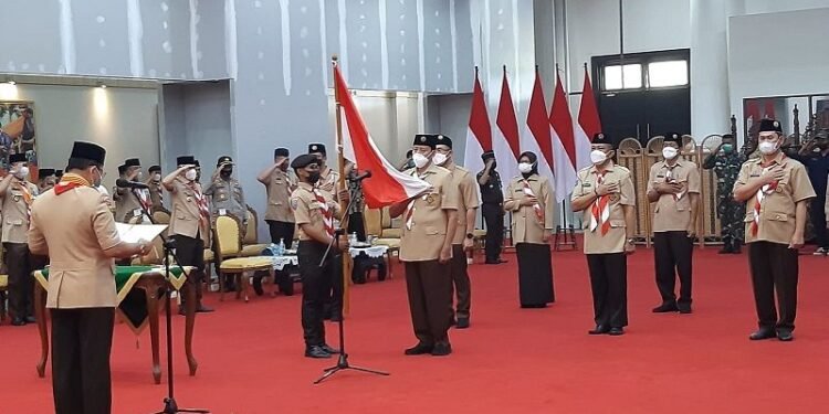 Dua Jenderal Lantik Pengurus Pramuka Banten