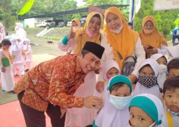 Tanamkan Ibadah Haji Sejak Dini, 1.800 Siswa RA Ikuti Peragaan Manasik Haji