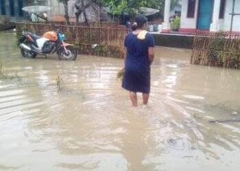 Kali Cilemer Meluap, Desa Idaman Pandeglang Tergenang