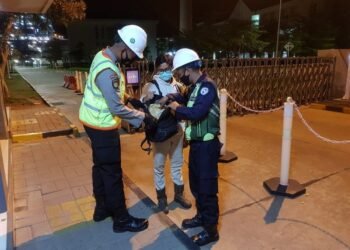 PT Lestari Banten Energi Dijaga Ketat Ditpamobvit Polda Banten, Karyawan Maupun Tamu Diperiksa Ini Alasannya