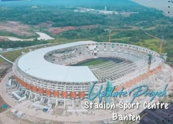 Pembangunan Banten International Stadium Capai 89,3 Persen, Sudah Bisa Dipakai di Maret 2022