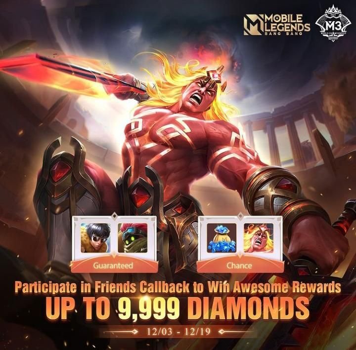 Buruan Ambil, Ini Kode Redeem ML 4 Desember 2021 Terbaru 4 Buruan Ambil, Ini Kode Redeem ML 4 Desember 2021 Terbaru