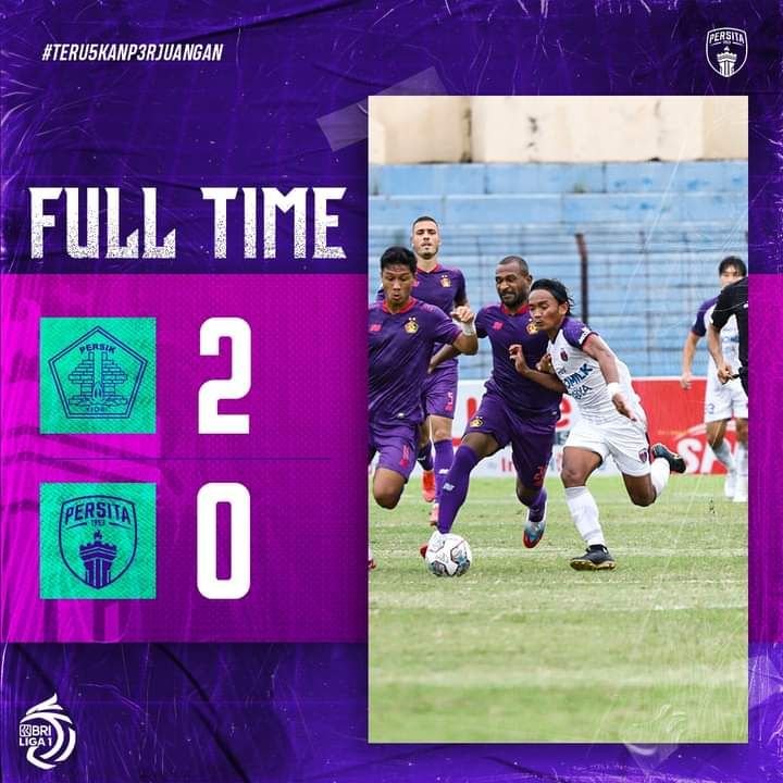 Bermain 10 Orang, Persita Menyerah di Tangan Persik 1 Bermain 10 Orang, Persita Menyerah di Tangan Persik