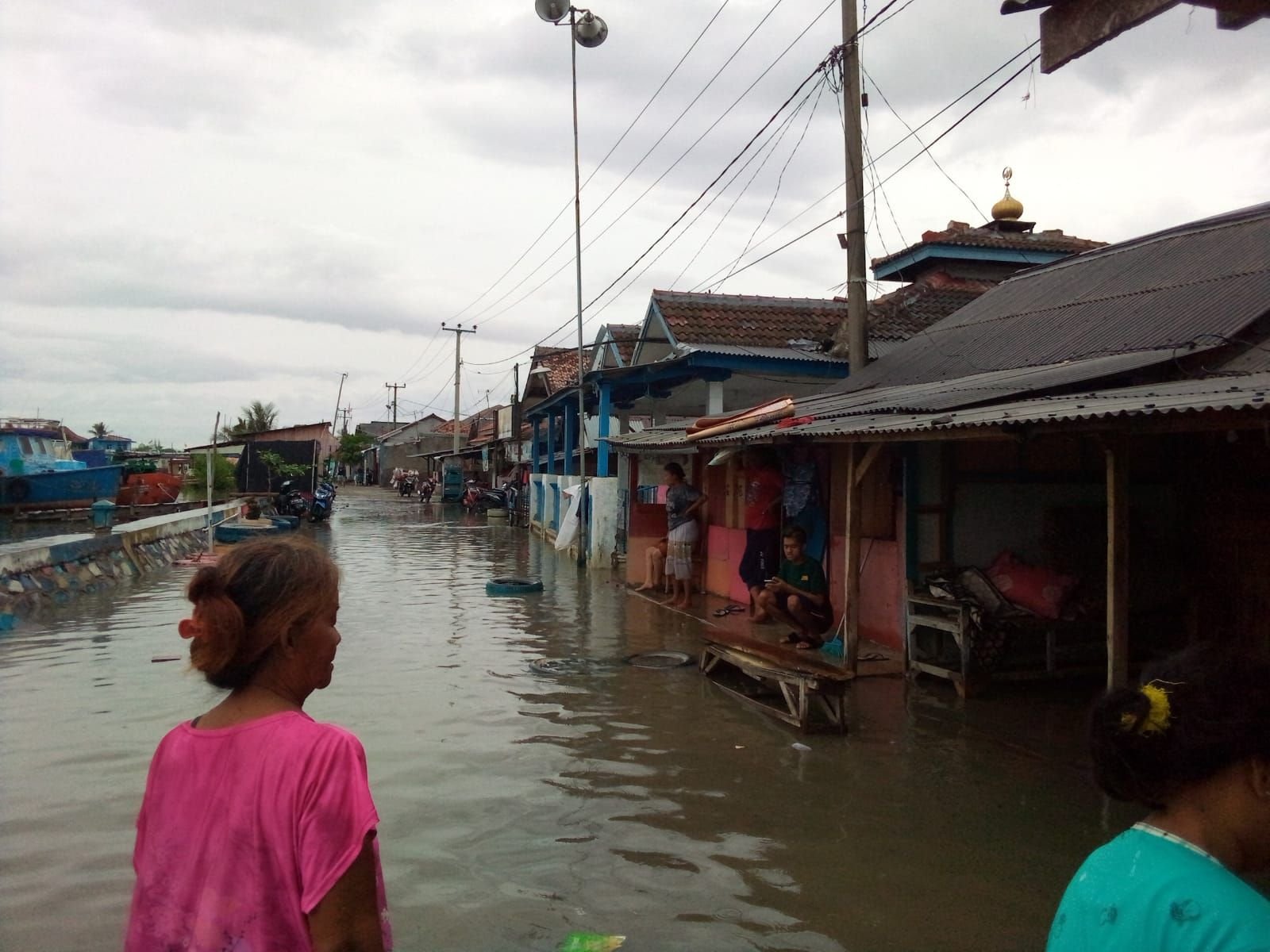 30 Rumah di Karangantu Kota Serang Diterjang Banjir Rob