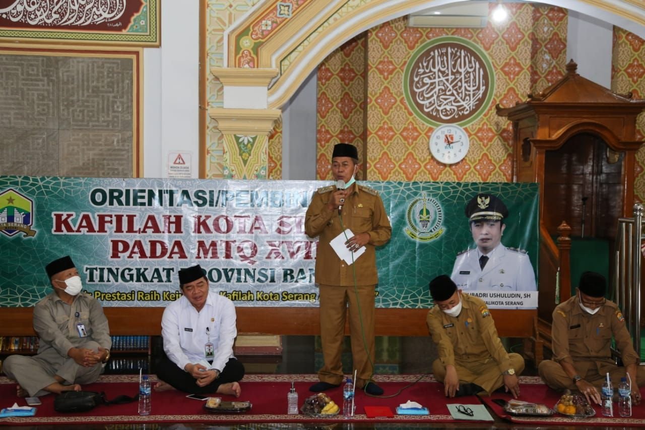72 Kafilah Kota Serang Dibina di Anyer, Diminta Perbaiki Peringkat di MTQ XVIII Banten 1 72 Kafilah Kota Serang Dibina di Anyer, Diminta Perbaiki Peringkat di MTQ XVIII Banten
