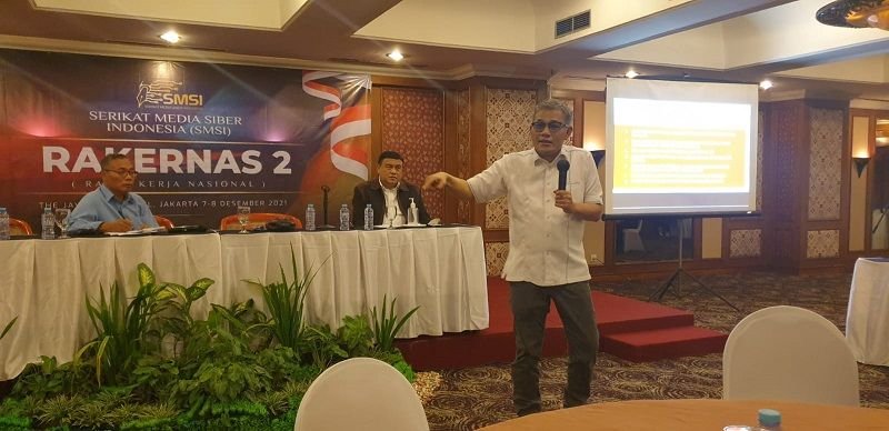 Dalam Rakernas II SMSI, Budiman Sudjatmiko Sebut Media Massa Masa Depan akan Berbasis Imajinasi