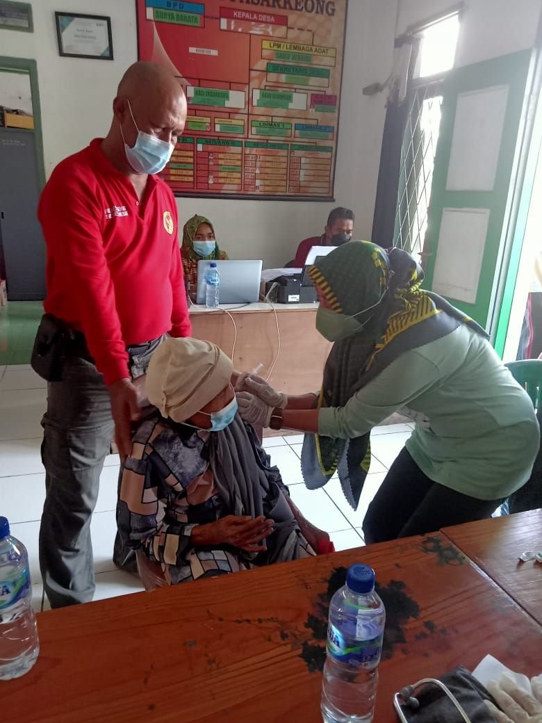 Binda Banten Kembali Vaksin Ratusan Warga di Lebak